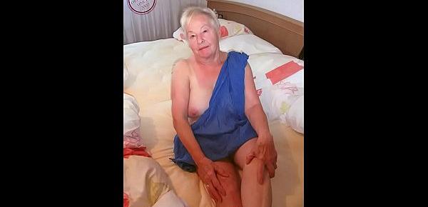 OmaGeiL Nearly Hundred Years Old Grandma Naked